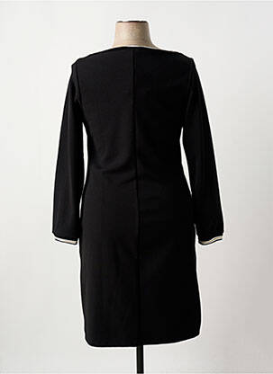 Pusilgių suknelė krepos audinys ilgos rankovės juodas LA FEE MARABOUTEE moteris