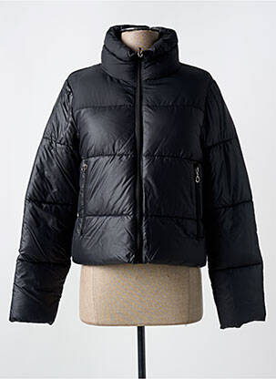 Pūkinė striukė kišenės be gobtuvų juodas TRUSSARDI JEANS moteris
