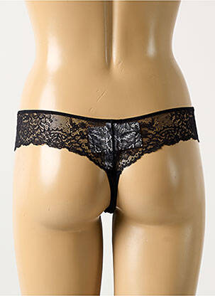 Tanga tamprumas juodas MARIE JO moteris