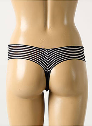 Tanga tamprumas juodas MARIE JO moteris