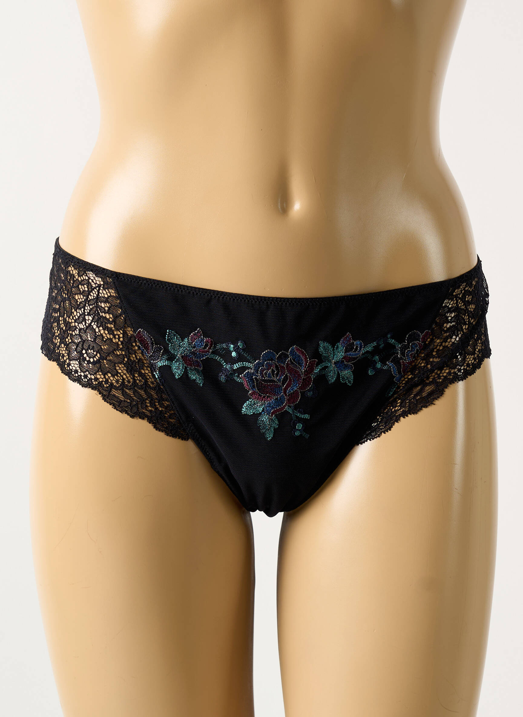 Tanga tamprumas juodas MARIE JO moteris