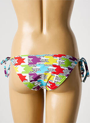 Maudymosi kelnaitės fantazijos raštas bikini baltas GALLIANO moteris
