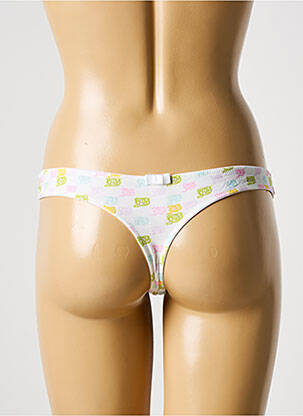 Tanga tamprumas baltas GALLIANO moteris