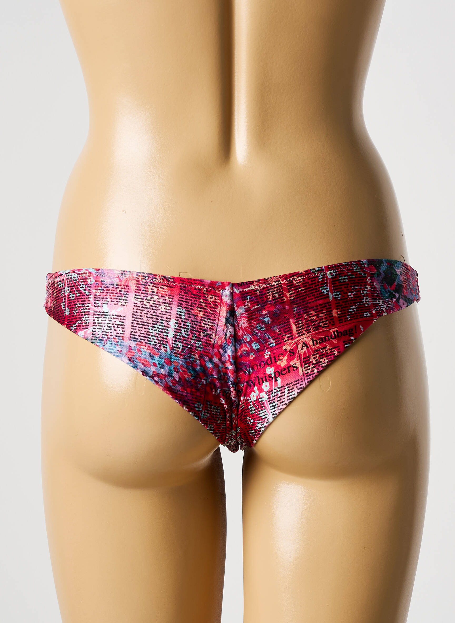 Maudymosi kelnaitės fantazijos raštas bikini rožinė GALLIANO moteris