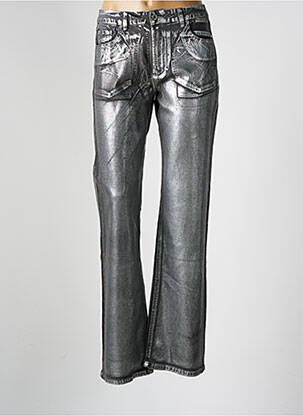 Bootcut džinsai normala dydis normala dydis sidabrinė PLACE DU JOUR moteris