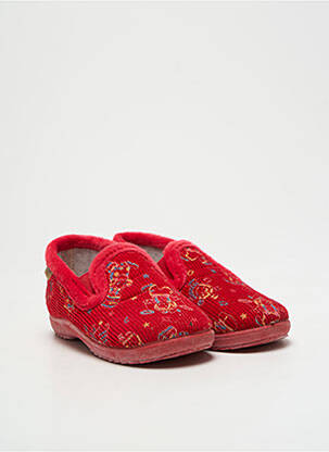 Bateliai/pantofliai pamušalas apvalus mygtukas raudona LA MAISON DE L'ESPADRILLE berniukas