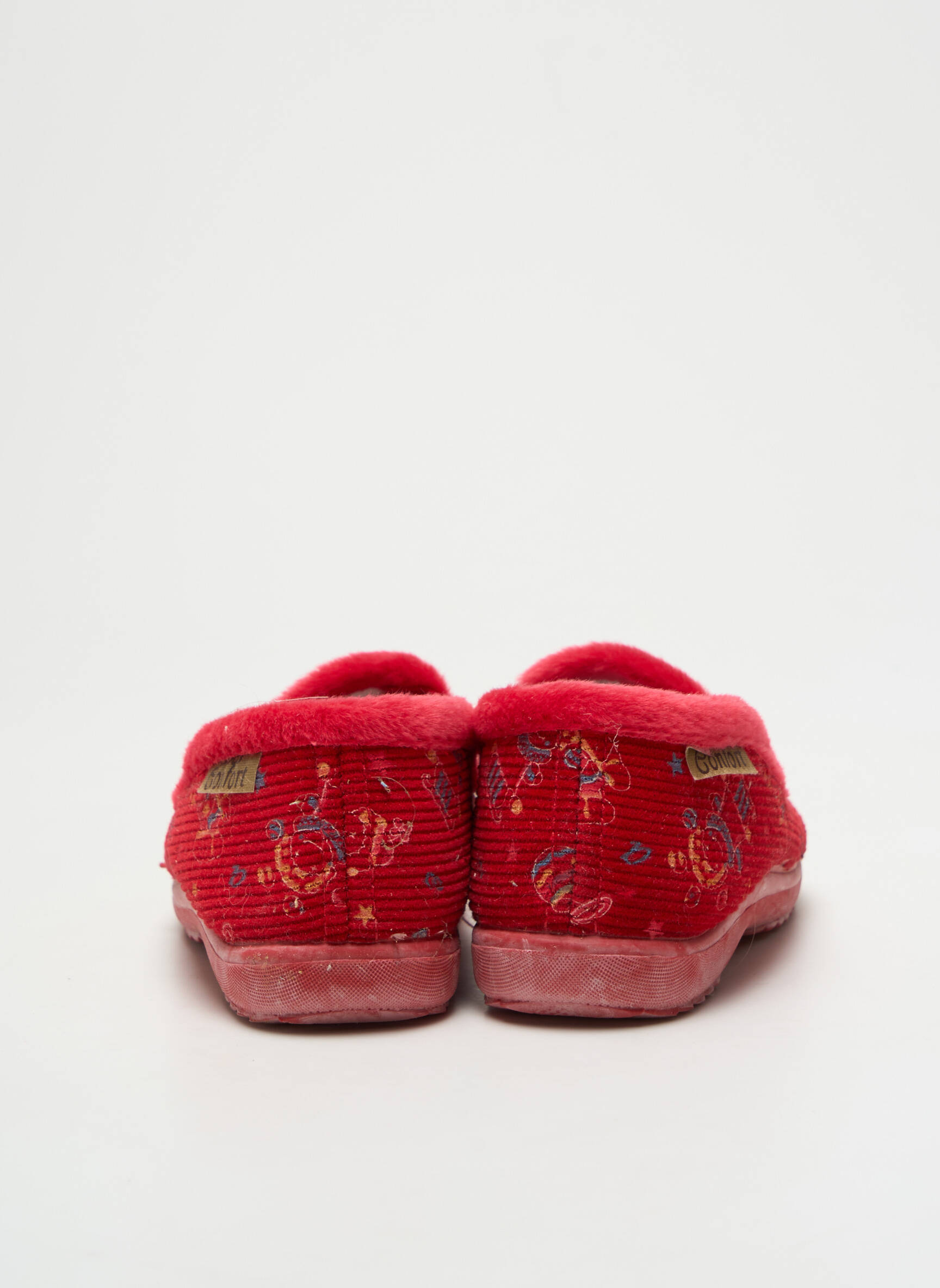 Bateliai/pantofliai pamušalas apvalus mygtukas raudona LA MAISON DE L'ESPADRILLE berniukas