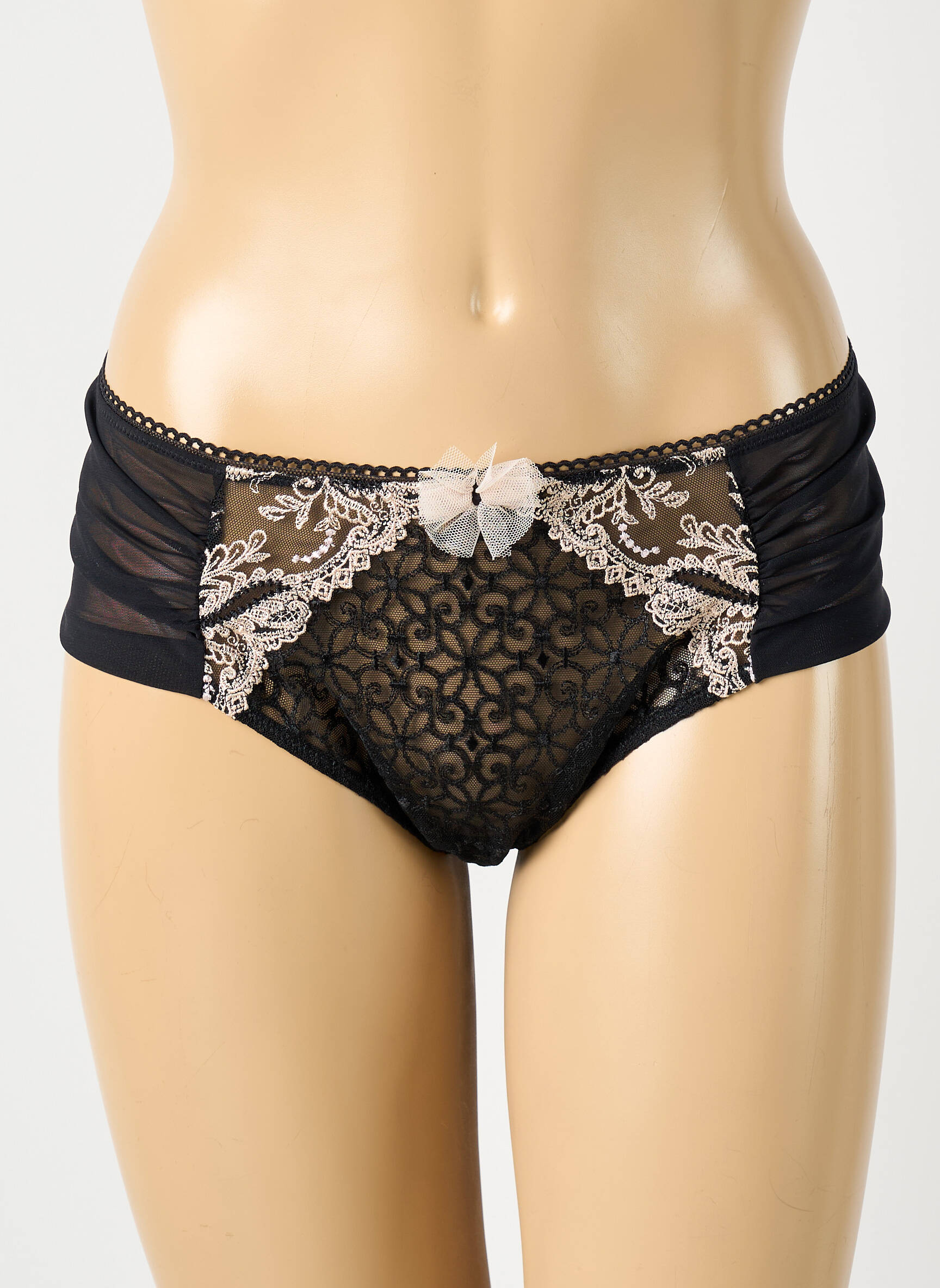 Tanga tamprumas juodas EMPREINTE moteris