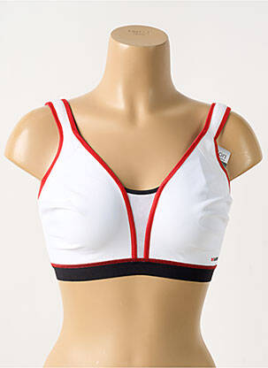Liemenėlė reguliuojamos elastinės petnešos liemenėlės (moteriškos) baltas TRIACTION BY TRIUMPH moteris