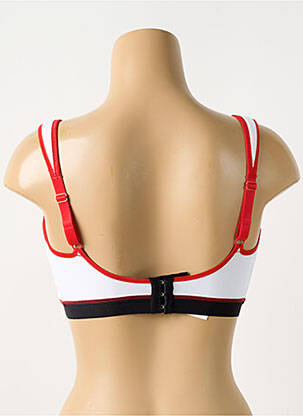 Liemenėlė reguliuojamos elastinės petnešos liemenėlės (moteriškos) baltas TRIACTION BY TRIUMPH moteris