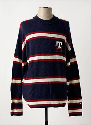 Megztinis tamprumas ilgos rankovės mėlyna TOMMY HILFIGER vyras