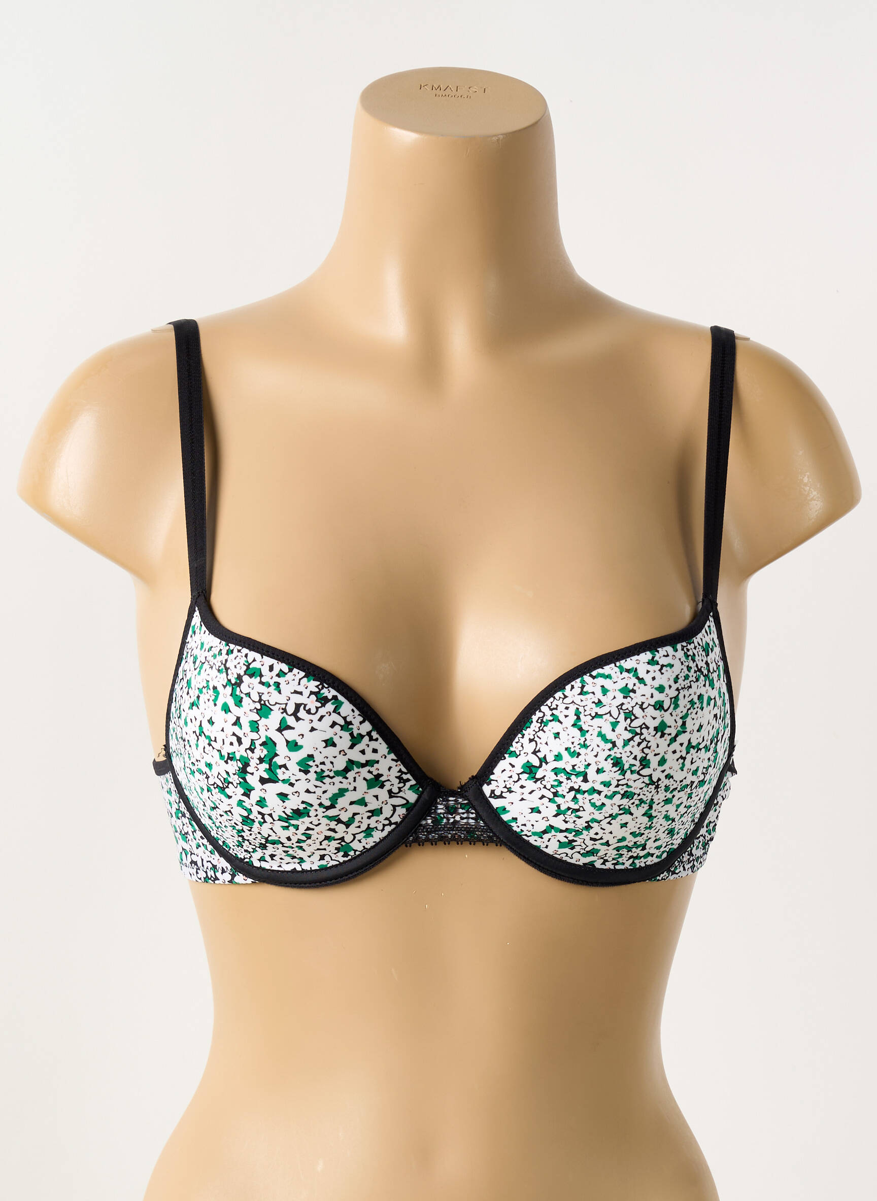 Liemenėlė push-up liemenėlė su aukštu palaikymu push-up liemenėlė su aukštu palaikymu žalias PASSIONATA moteris