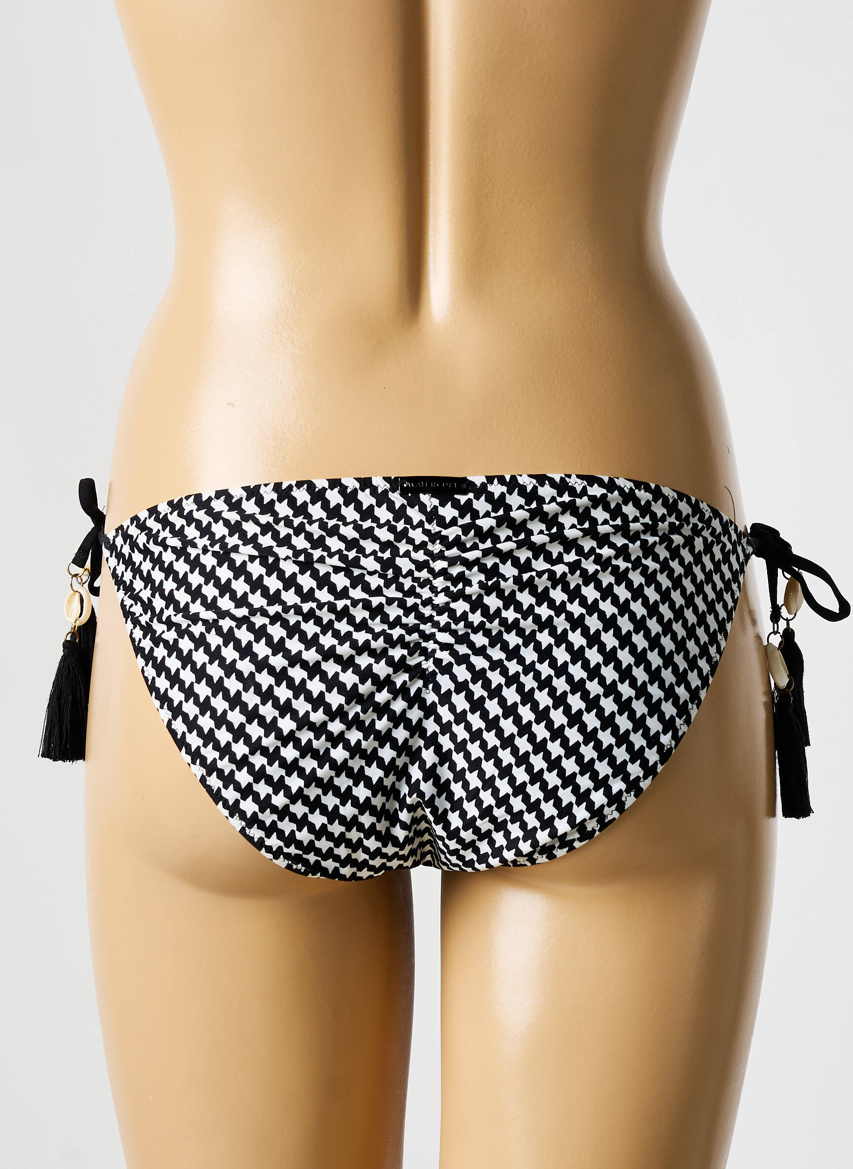 Maudymosi kelnaitės fantazijos raštas bikini juodas WATERCULT moteris