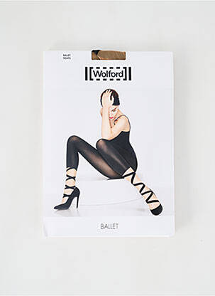 Kojinės fantazijos raštas juodas WOLFORD moteris