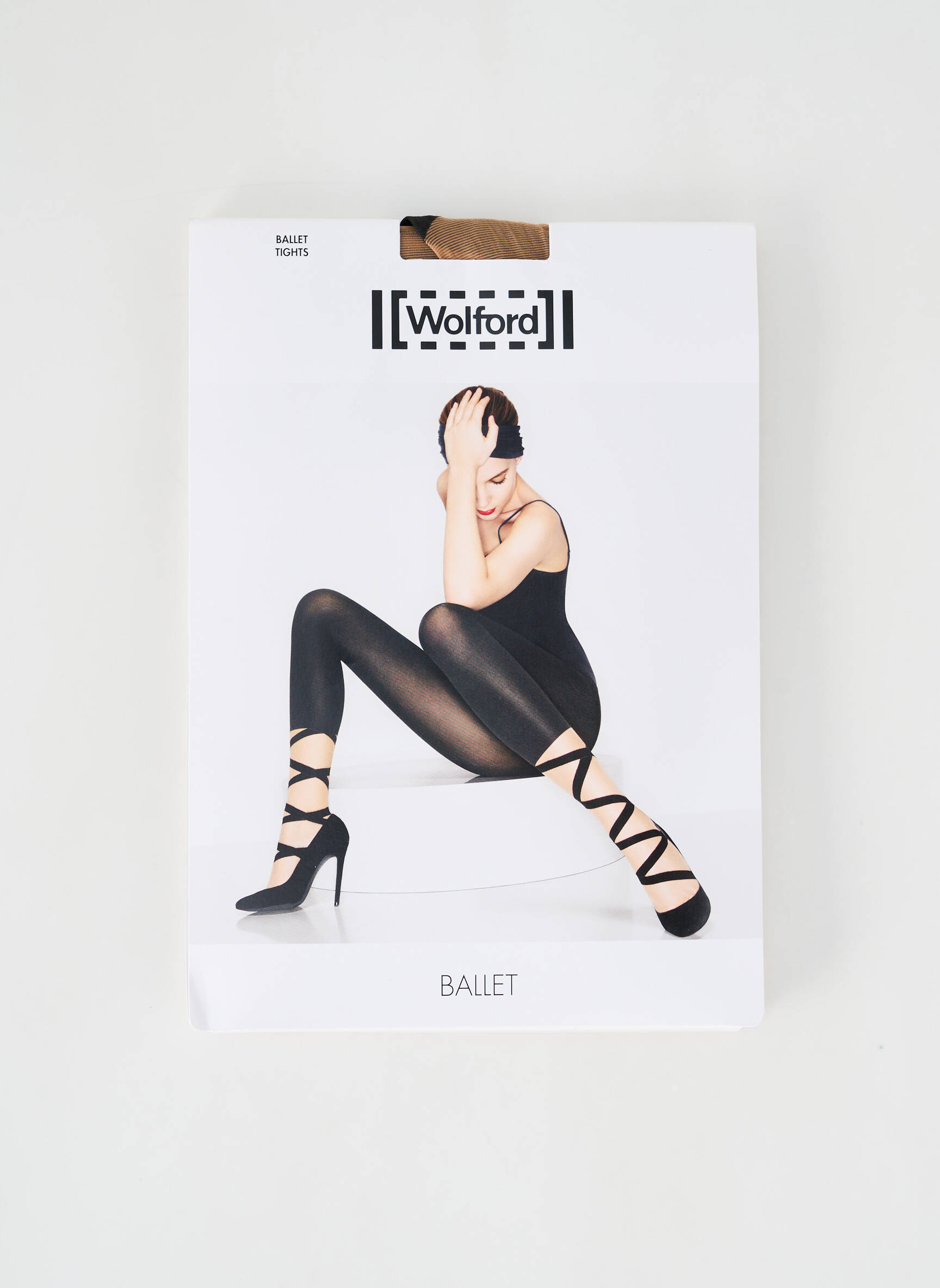 Kojinės fantazijos raštas juodas WOLFORD moteris