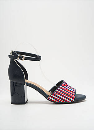 Sandalai/nu pėdos lygus medžiaga kulnas nuo 4 iki 6 cm mėlyna TOMMY HILFIGER moteris