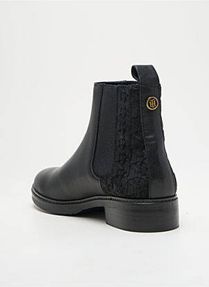 Batai/botai lygus audinys plokščias kulnas iki 3 cm juodas TOMMY HILFIGER moteris