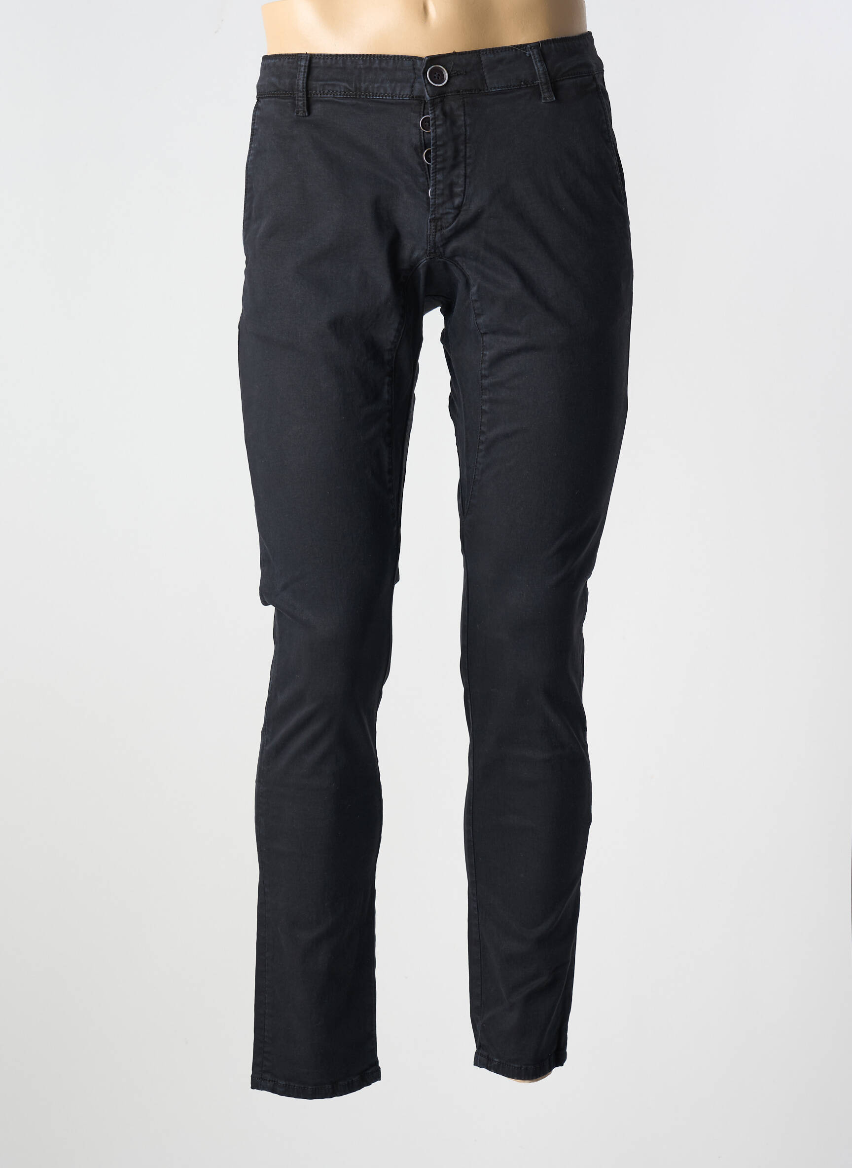 Chino kelnė kišenės juodas PULL IN vyras