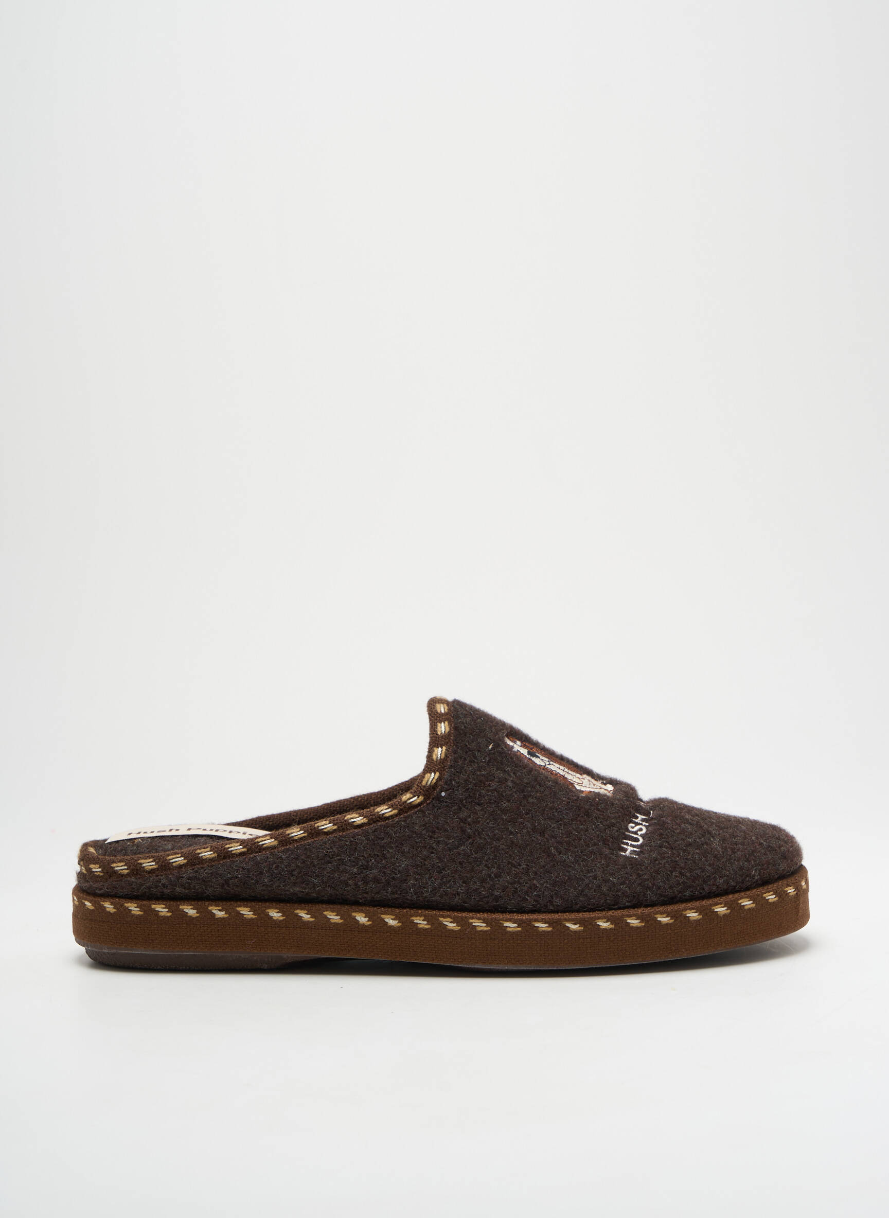 Bateliai/pantofliai apvalus mygtukas apvalus mygtukas rudas HUSH PUPPIES vyras