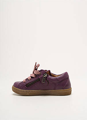 Bėgimo bateliai lygus medžiaga apvalus mygtukas violetinis FRODDO mergina