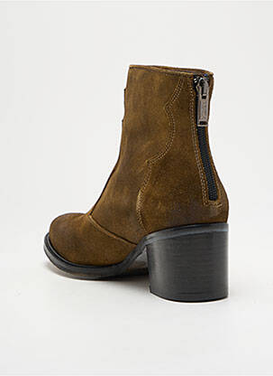 Batai/botai nubuko audinys kulnas nuo 4 iki 6 cm žalias MINKA DESIGN moteris
