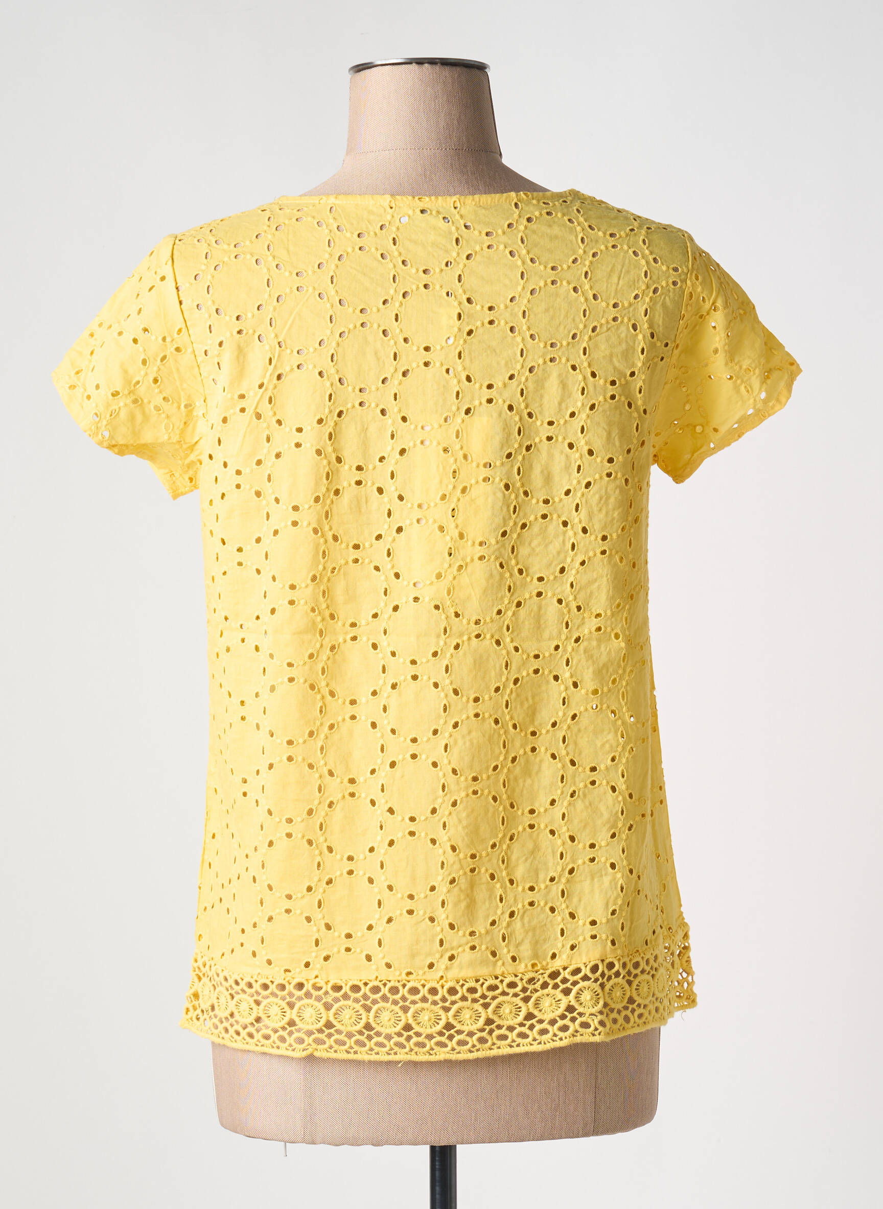 Viršūnė trumpas rankovės trumpas rankovės geltona AGATHE & LOUISE moteris