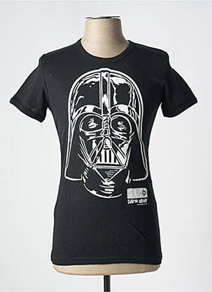 T-marškinys tiesi kirpimas trumpas rankovės juodas LOGOSHIRT vyras