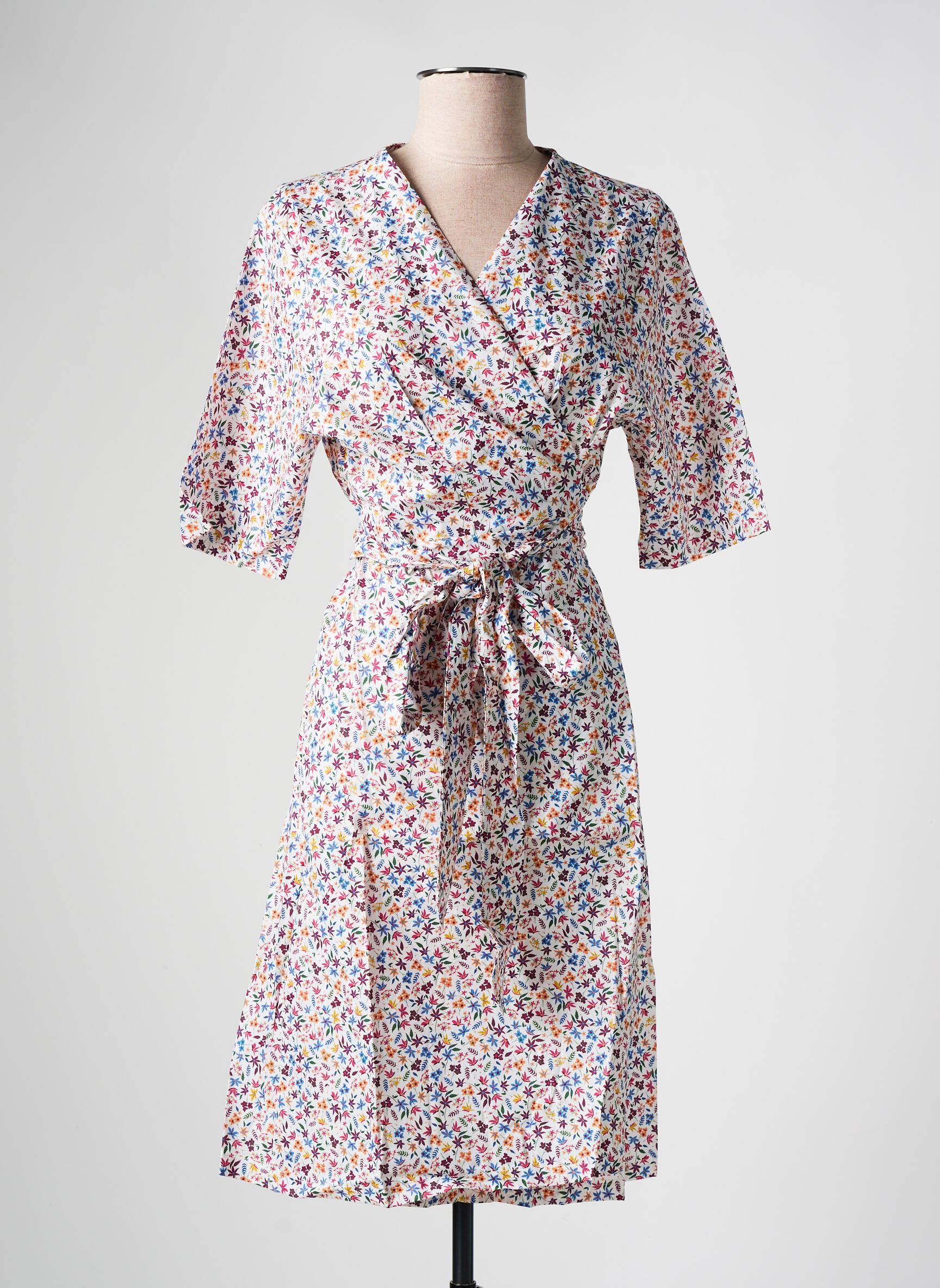 Kimono striukė fantazijos raštas baltas LES BONHEURS DE SOPHIE moteris