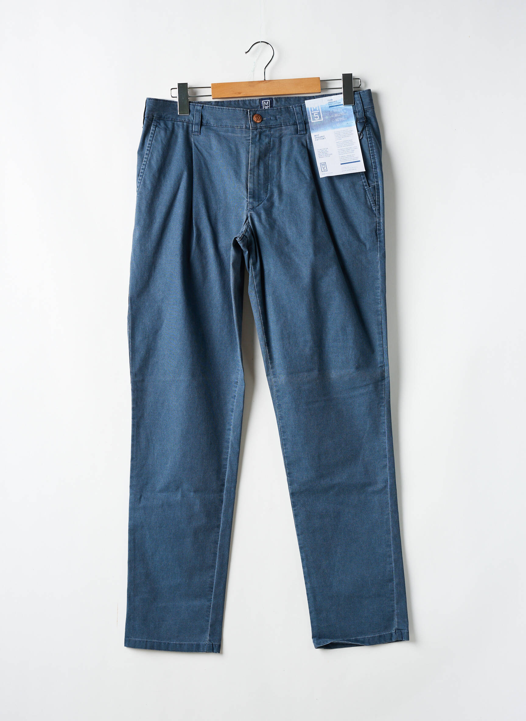 Chino kelnė bio normala dydis mėlyna M5 BY MEYER vyras