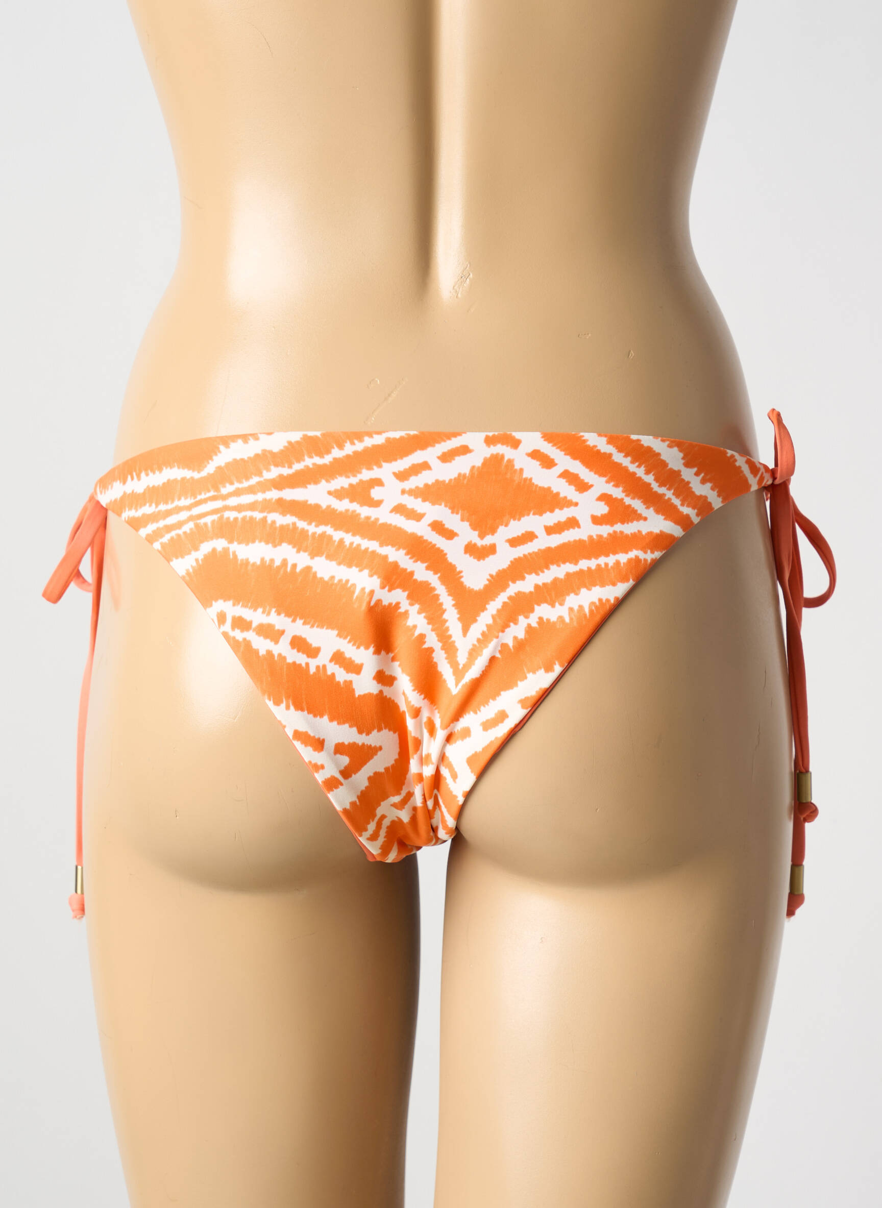 Maudymosi kelnaitės fantazijos raštas bikini oranžinė SEAFOLLY moteris