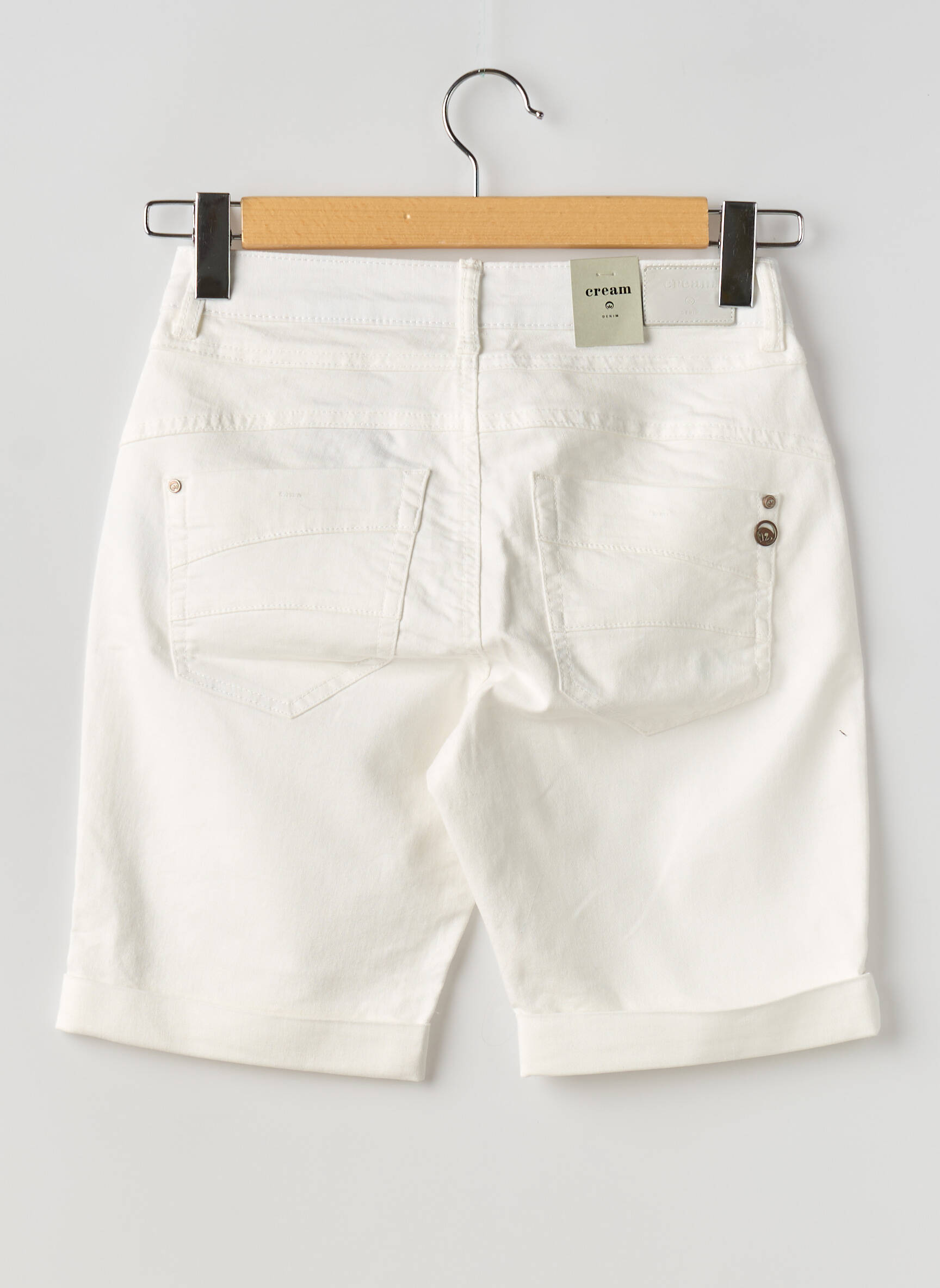 Bermudas normala dydis normala dydis baltas CREAM moteris