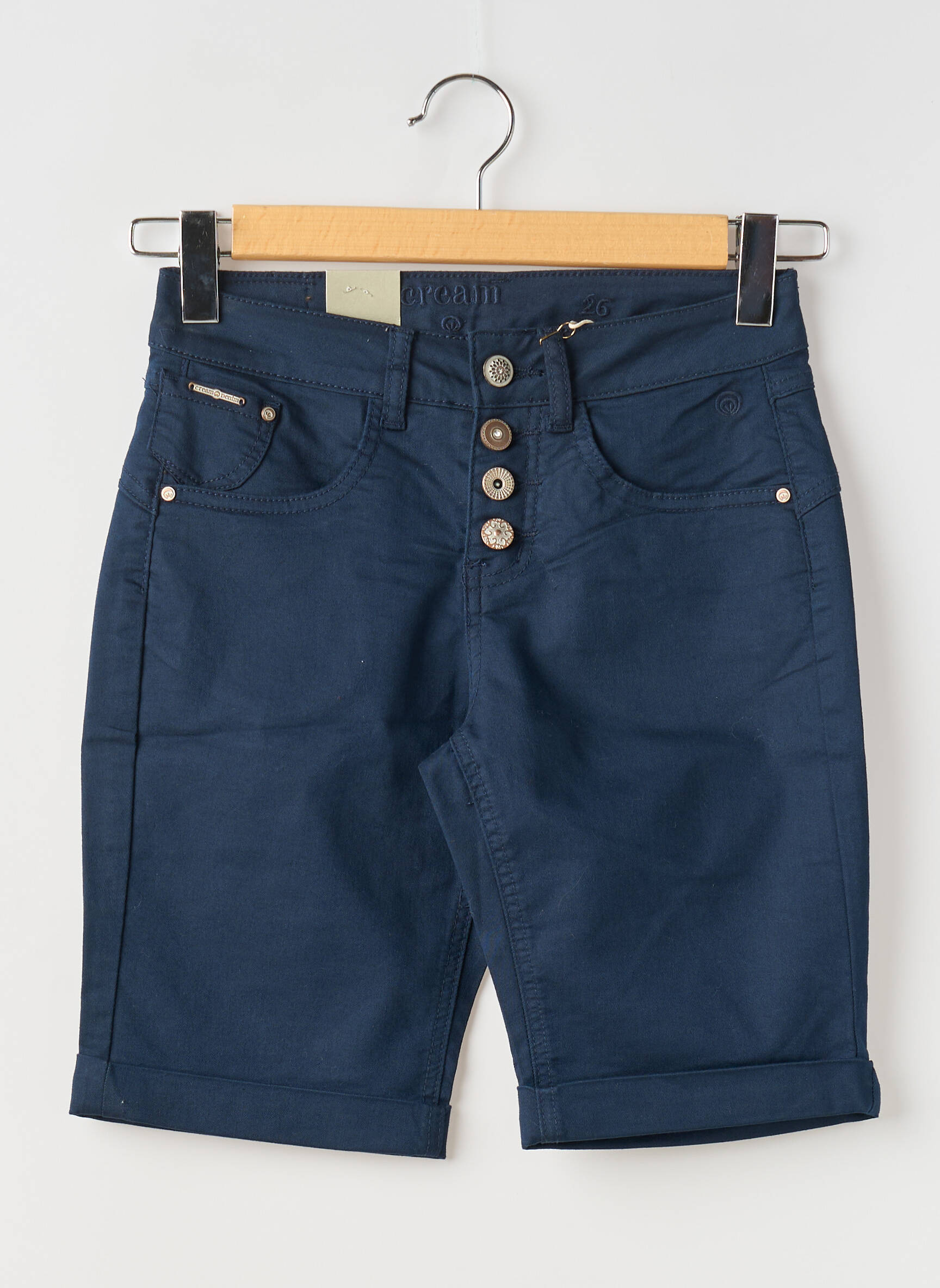 Bermudas normala dydis normala dydis mėlyna CREAM moteris