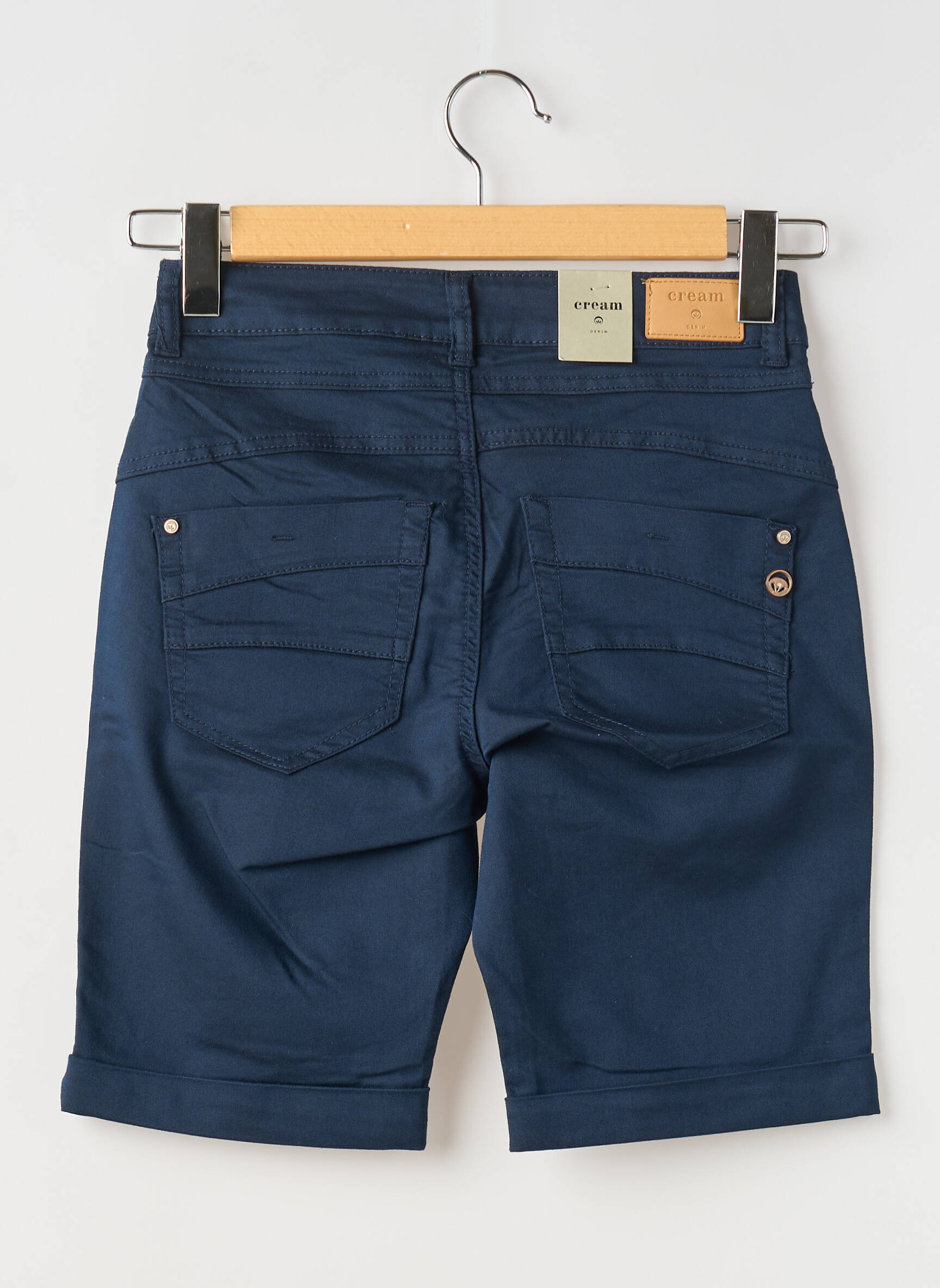 Bermudas normala dydis normala dydis mėlyna CREAM moteris