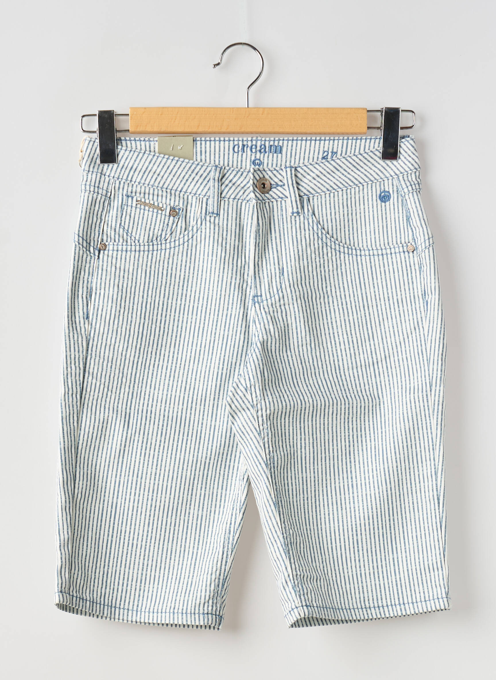 Bermudas normala dydis normala dydis mėlyna CREAM moteris