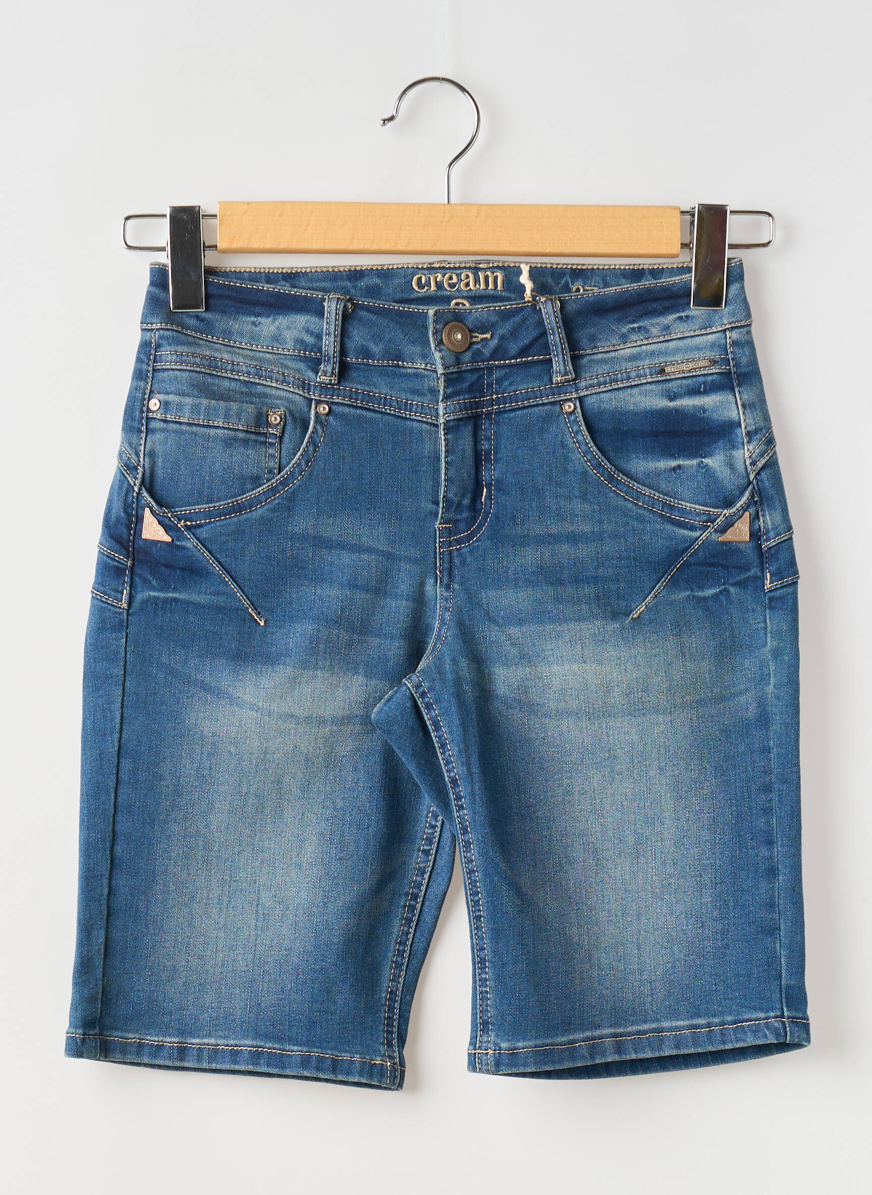Bermudas normala dydis normala dydis mėlyna CREAM moteris