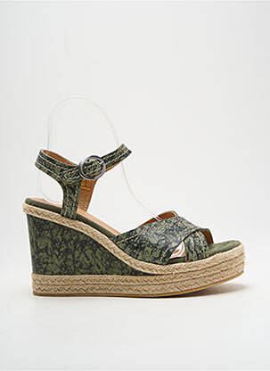 Espadrilės užsegimas kilpa(s) 10 cm ir daugiau aukštakulniai žalias MINKA DESIGN moteris