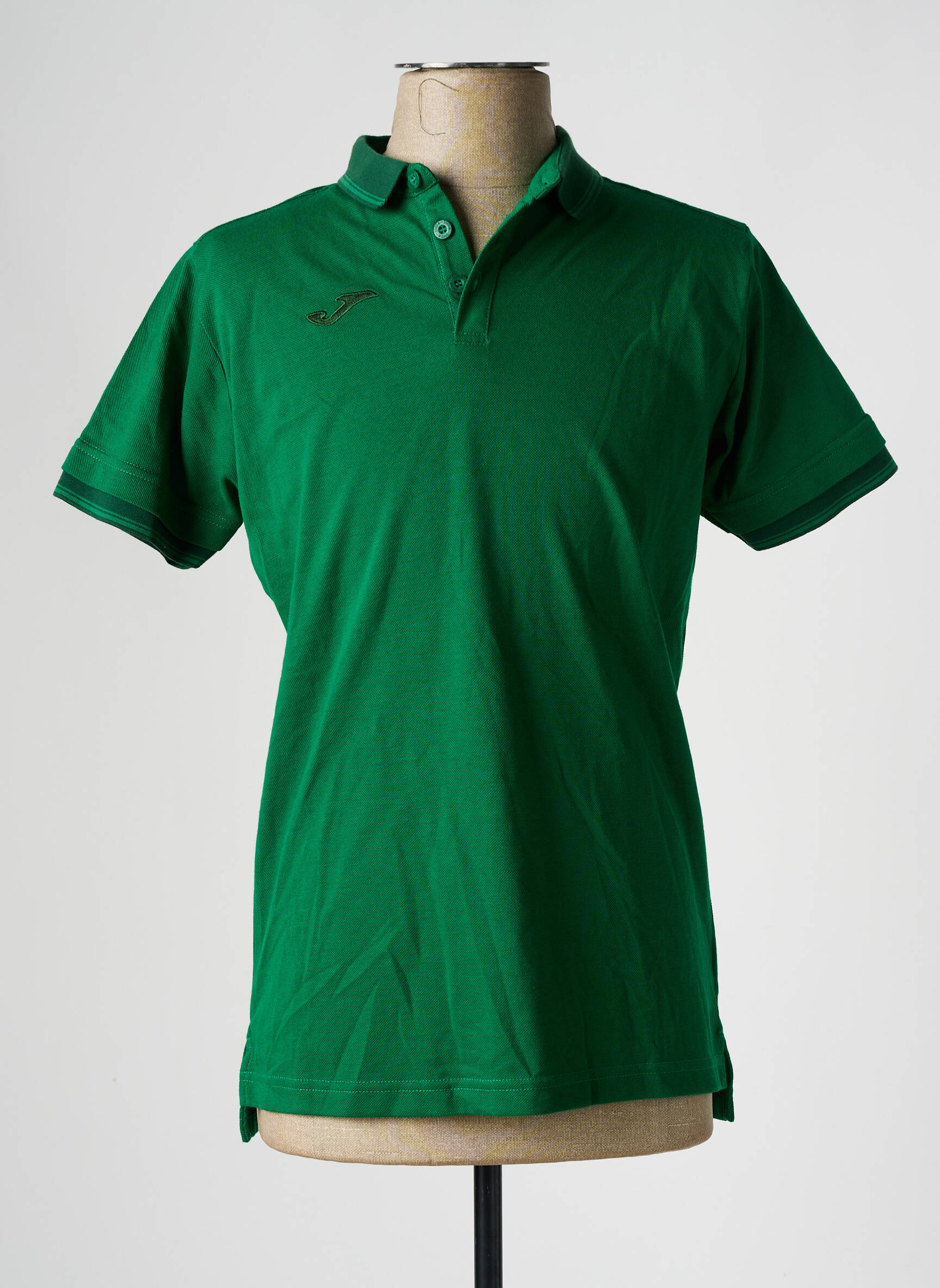 Polo tiesi kirpimas trumpas rankovės žalias JOMA vyras