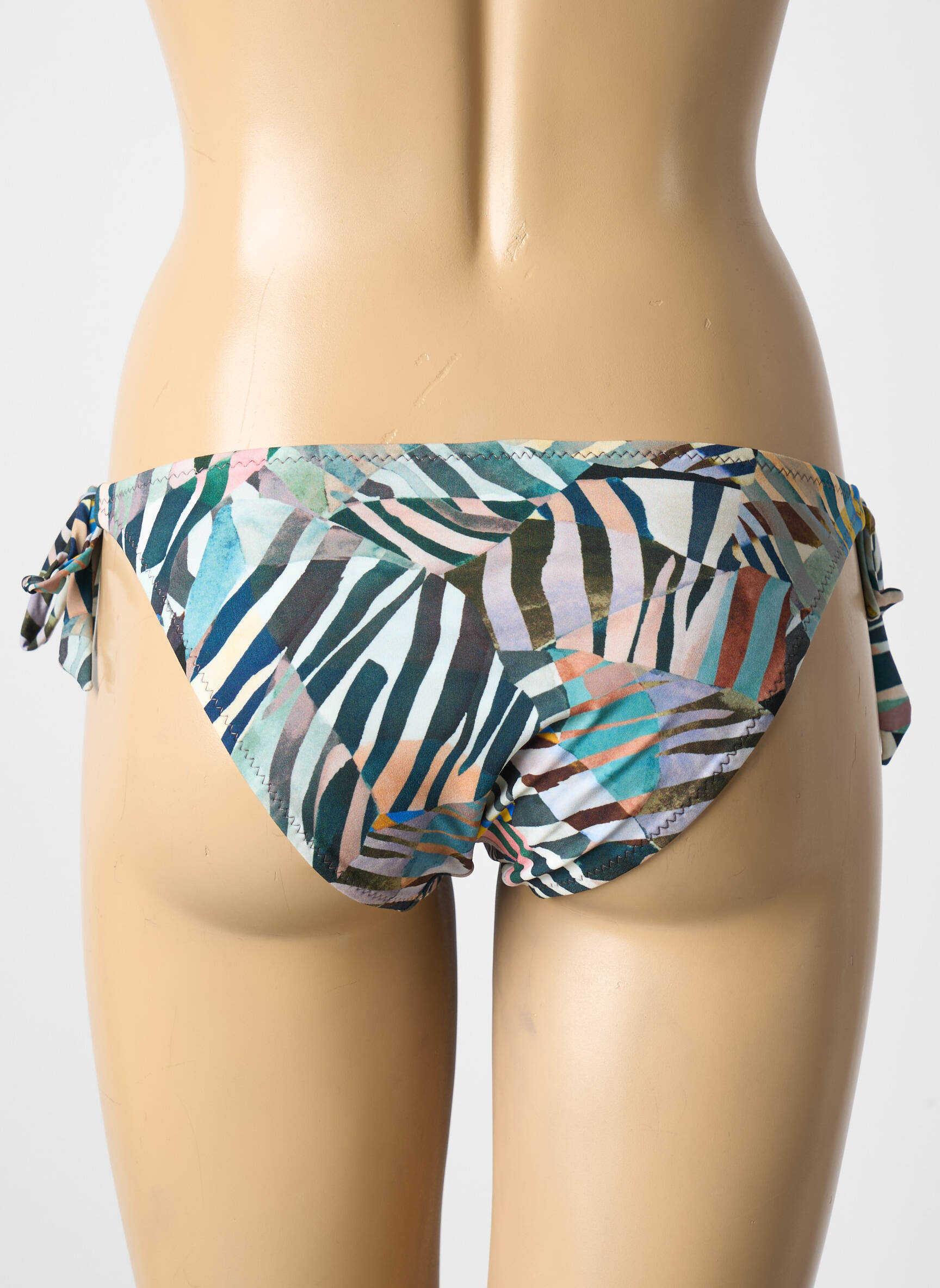 Maudymosi kelnaitės fantazijos raštas bikini žalias PAIN DE SUCRE moteris