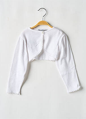 Bolero tiesi kirpimas baltas LES PETITS INCLASSABLES mergina