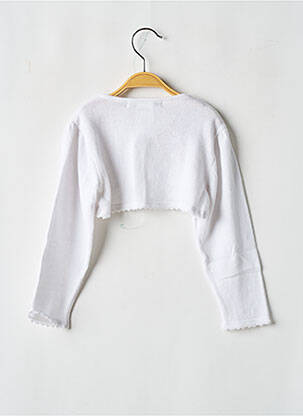 Bolero tiesi kirpimas baltas LES PETITS INCLASSABLES mergina