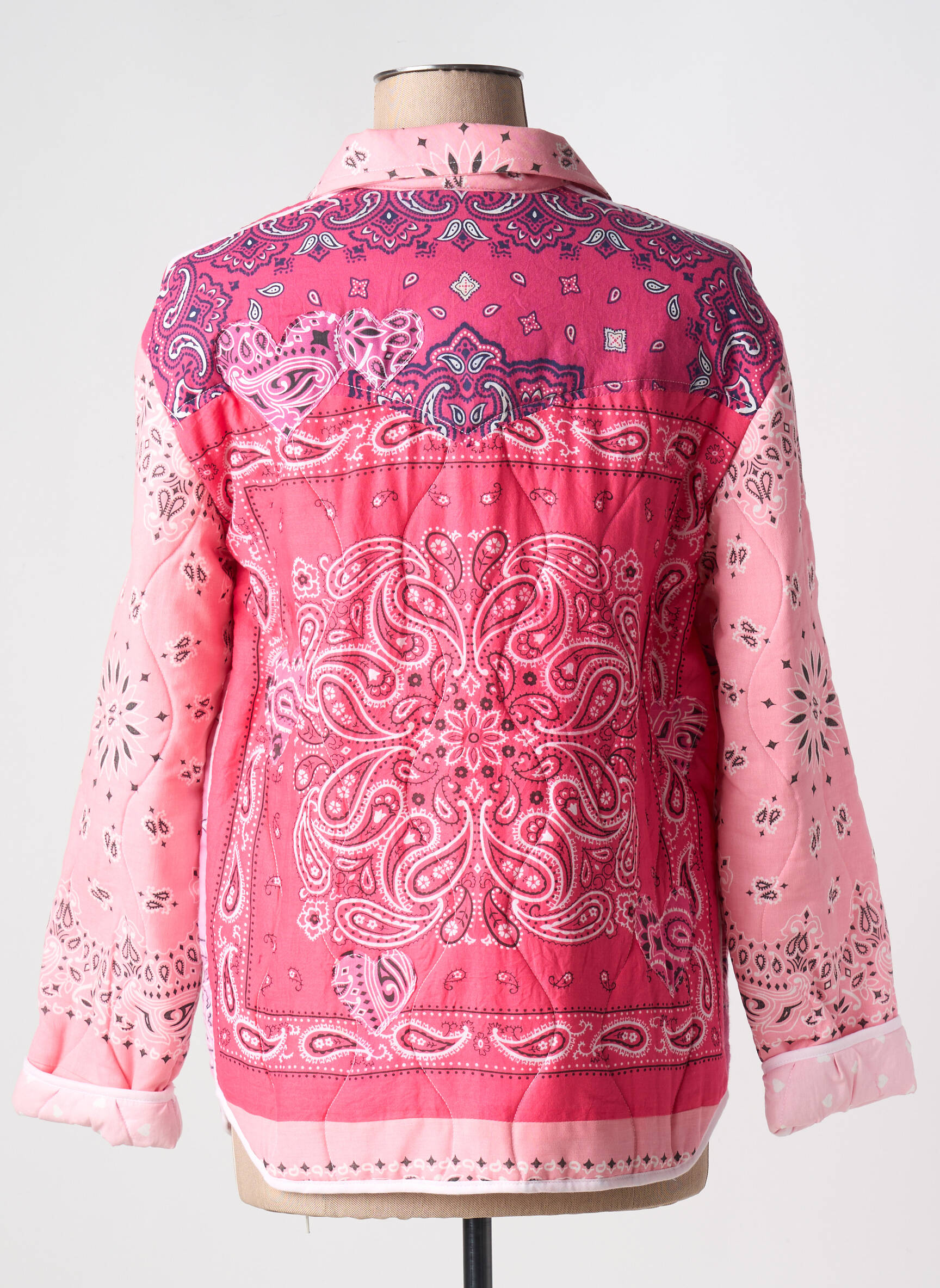 Kasdienis švarkas tiesi kirpimas rožinė ONE OF A KIND moteris