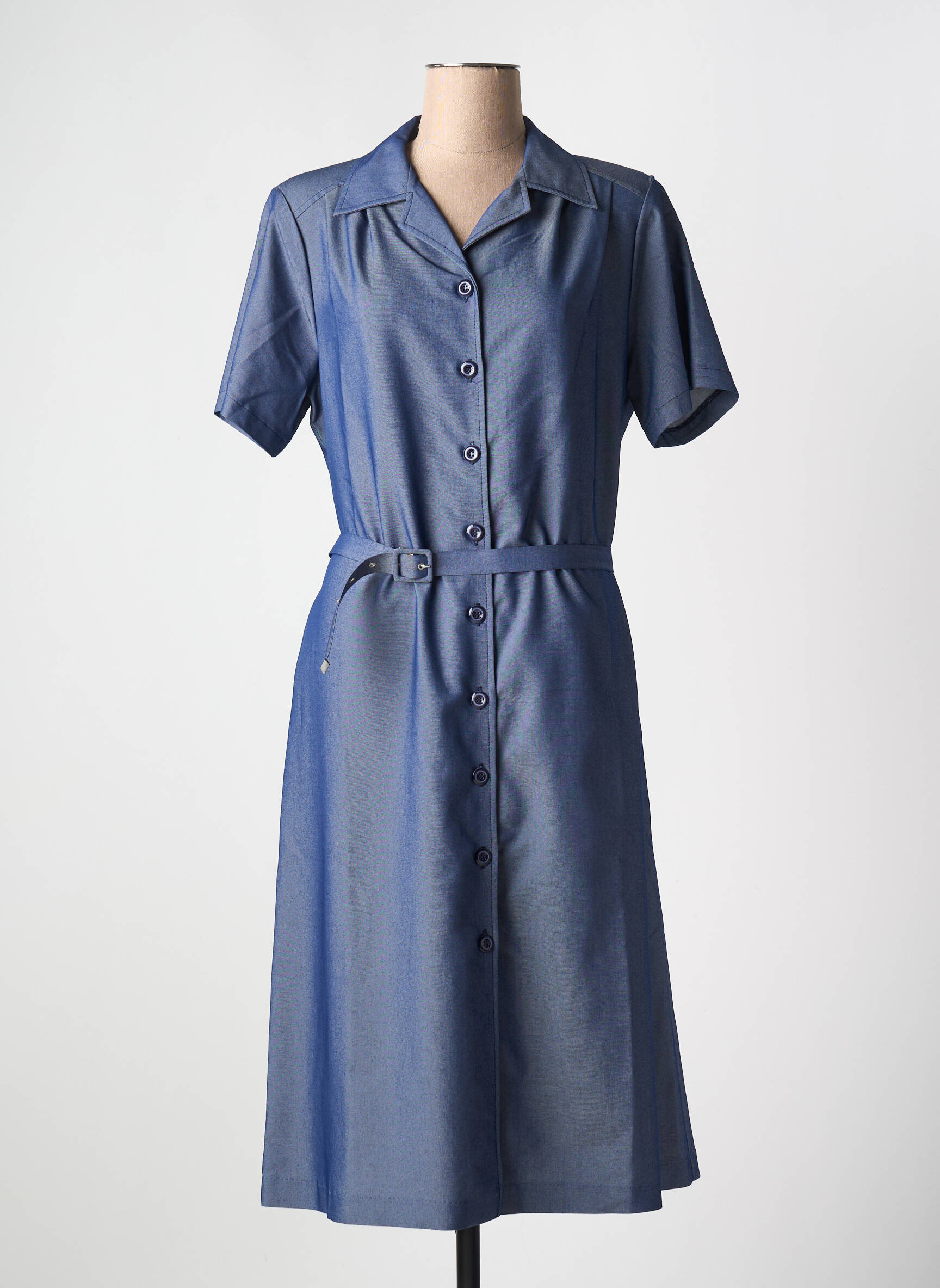 Pusilgių suknelė trumpas rankovės trumpas rankovės mėlyna GRIFFON moteris