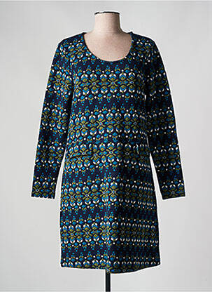 Pusilgių suknelė ilgos rankovės ilgos rankovės mėlyna PRINCESSE NOMADE moteris