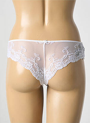 Tanga tanga baltas AMBRA moteris