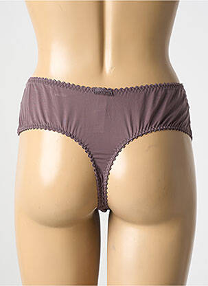 Tanga siuvinėjimas violetinis PRIMADONNA moteris