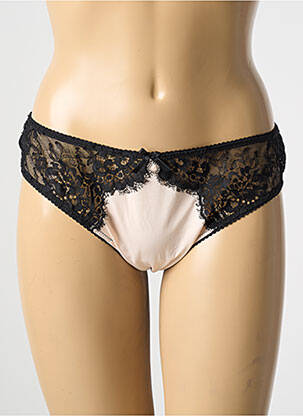 Tanga tanga juodas AMBRA moteris