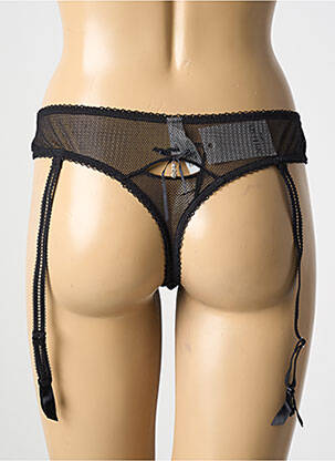 Tanga tamprumas juodas MILLESIA moteris