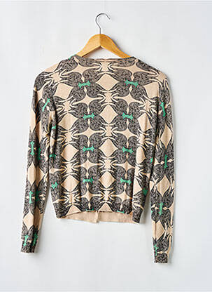 Ilgų rankovių liemenė apvalus kaklas bežinis MONOPRIX mergina