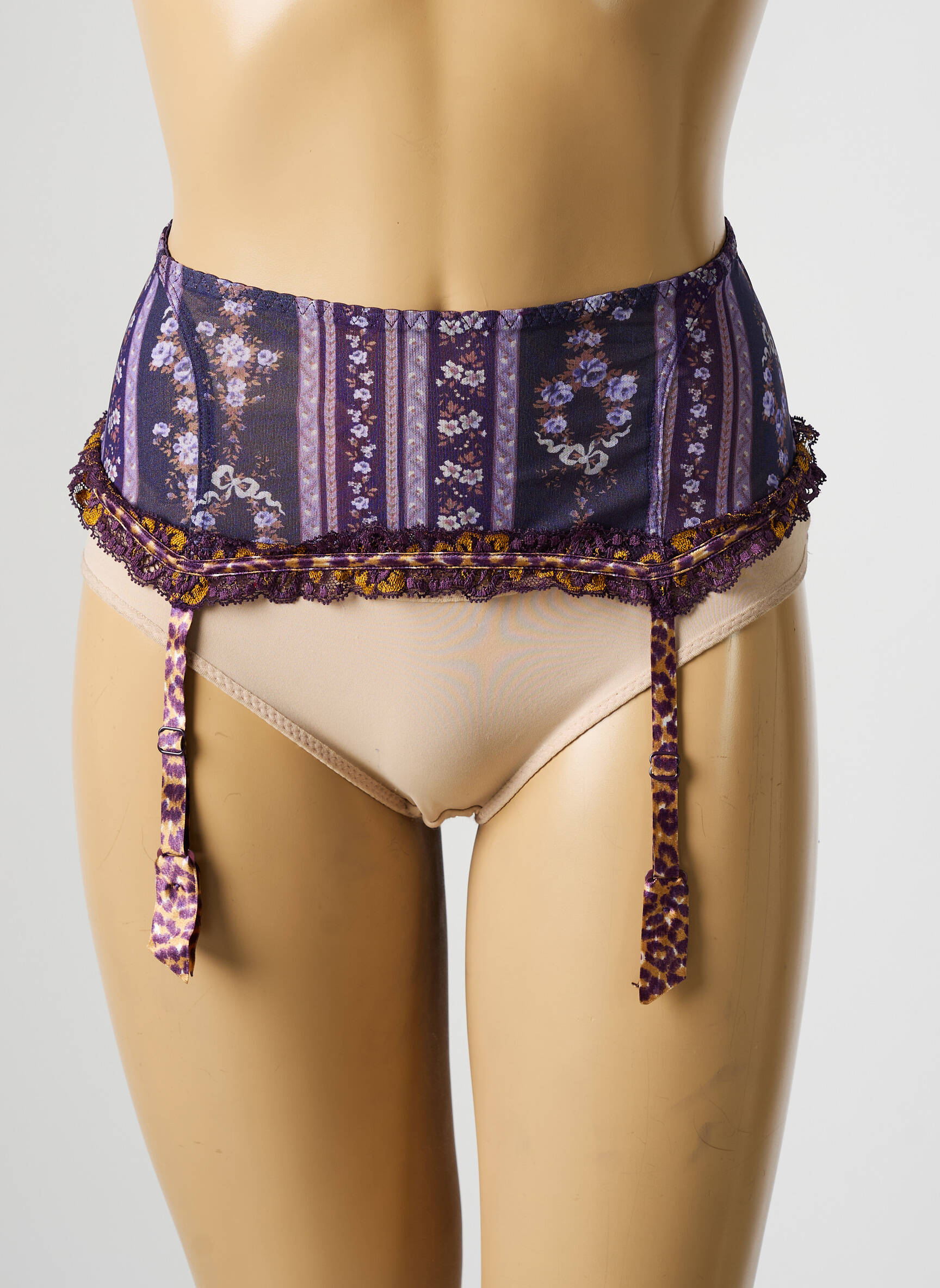 Korsetas/diržas segtuko uždarymas violetinis AUBADE moteris