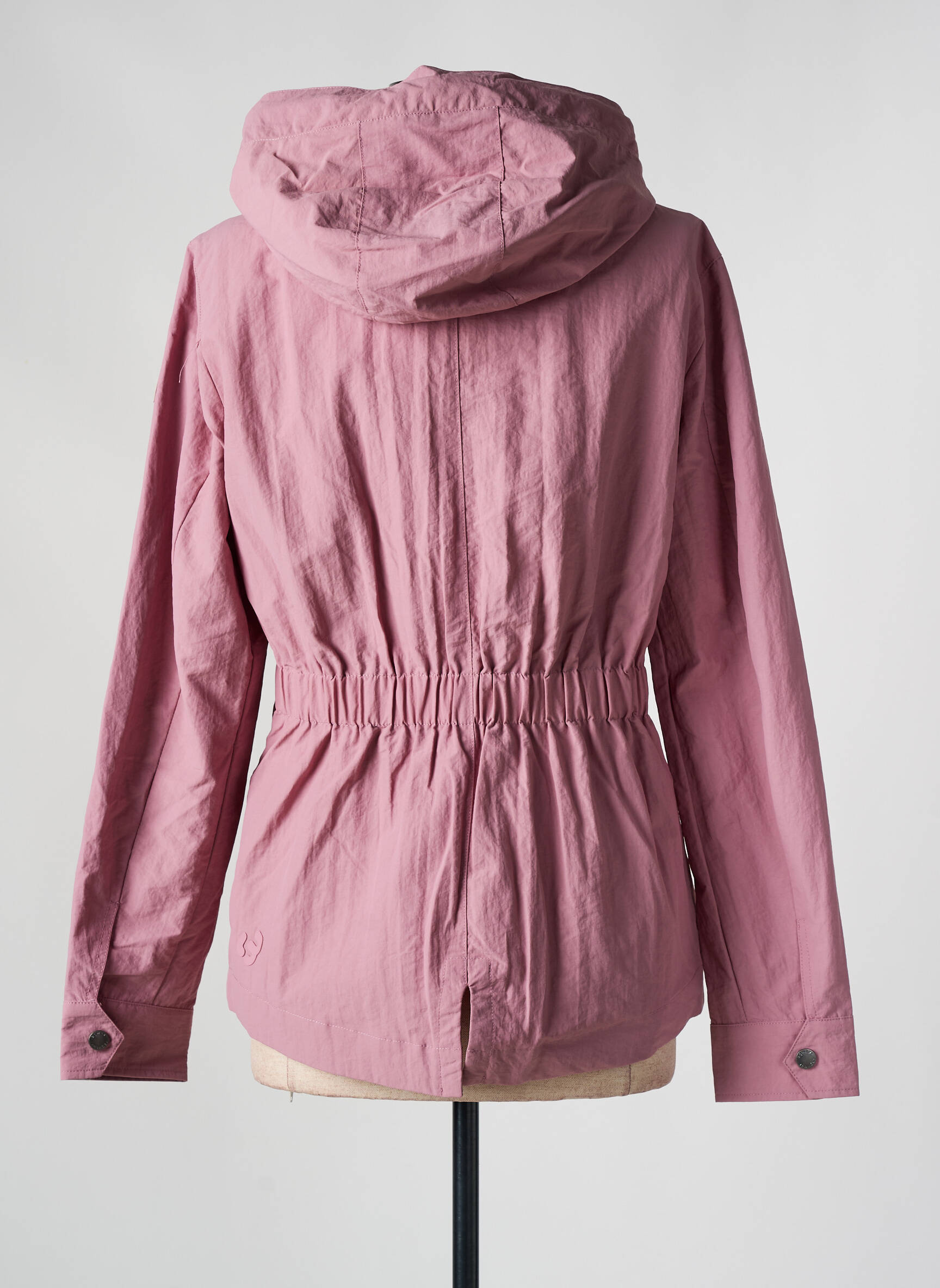 Vėjo nepraleidėjas spaudžiami rankogaliai su gobtuvu violetinis RAGWEAR moteris